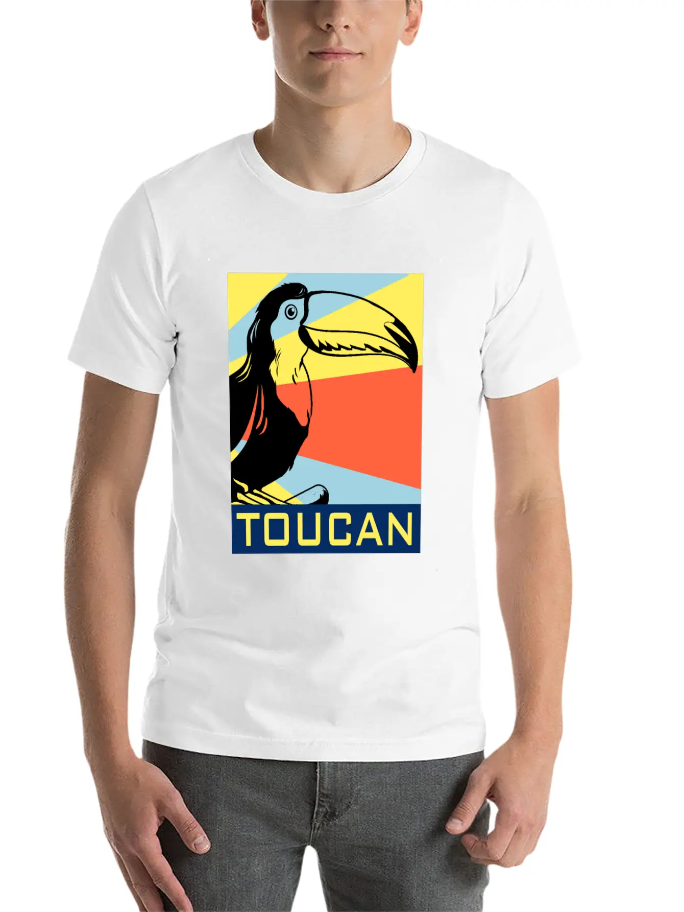 Toucan Gift Tropical Jungle Bird Watching Pecker Essential Cotton Tee For Daily Outfits ¨C Unisex Style