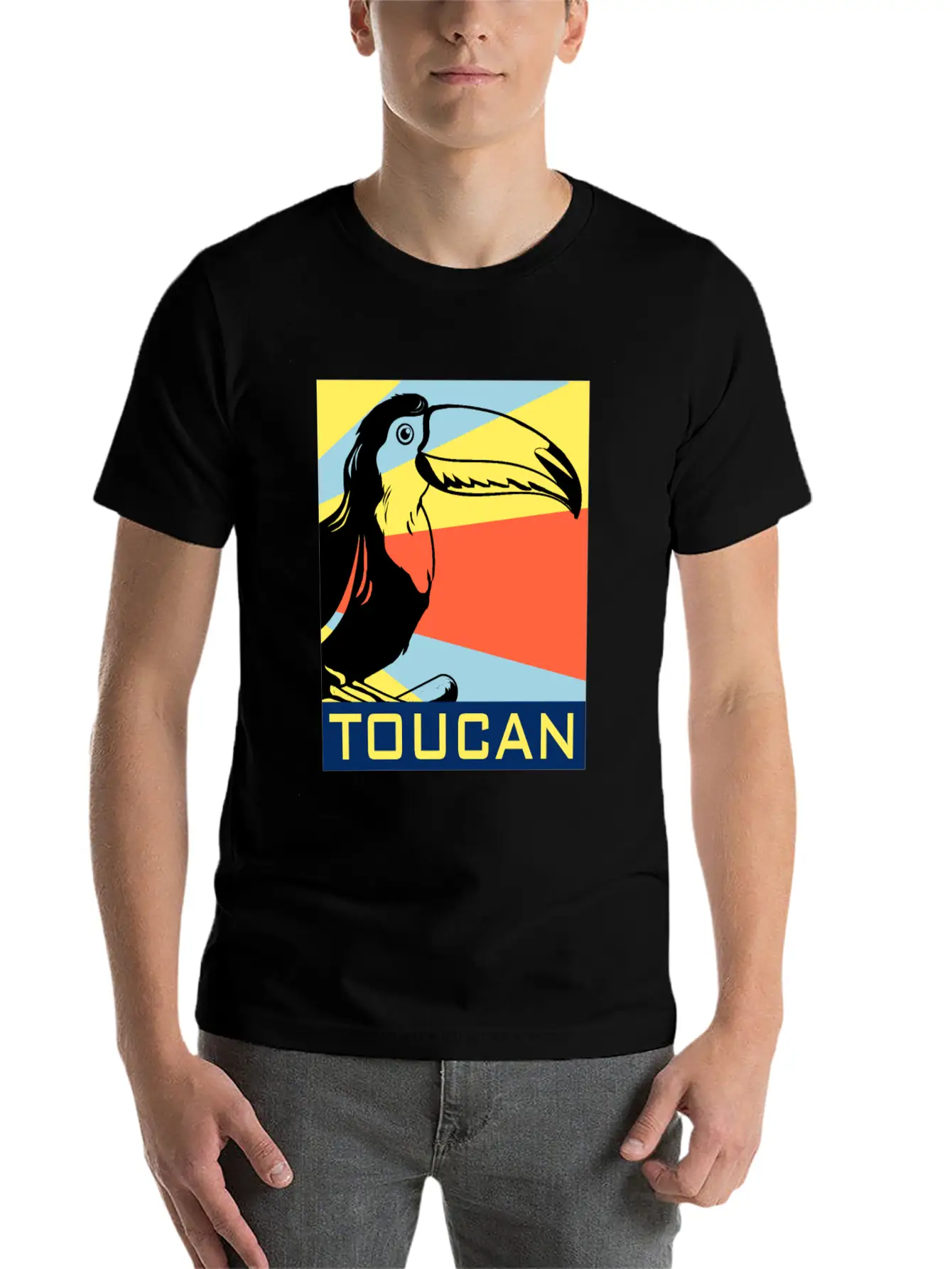 Toucan Gift Tropical Jungle Bird Watching Pecker Essential Cotton Tee For Daily Outfits ¨C Unisex Style