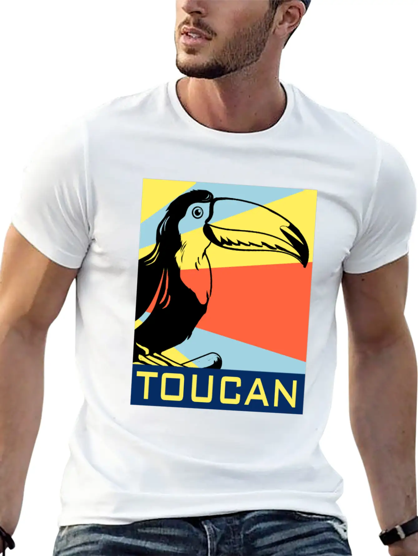 Toucan Gift Tropical Jungle Bird Watching Pecker Essential Cotton Tee For Daily Outfits ¨C Unisex Style
