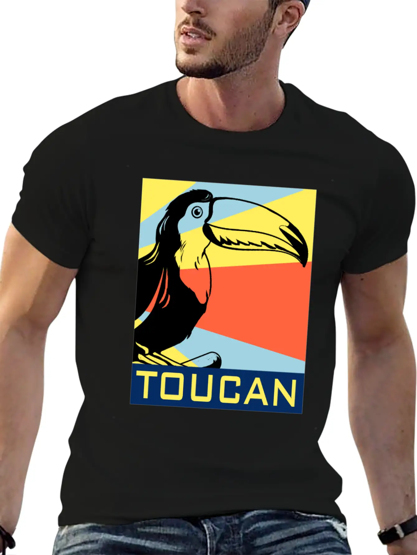 Toucan Gift Tropical Jungle Bird Watching Pecker Essential Cotton Tee For Daily Outfits ¨C Unisex Style