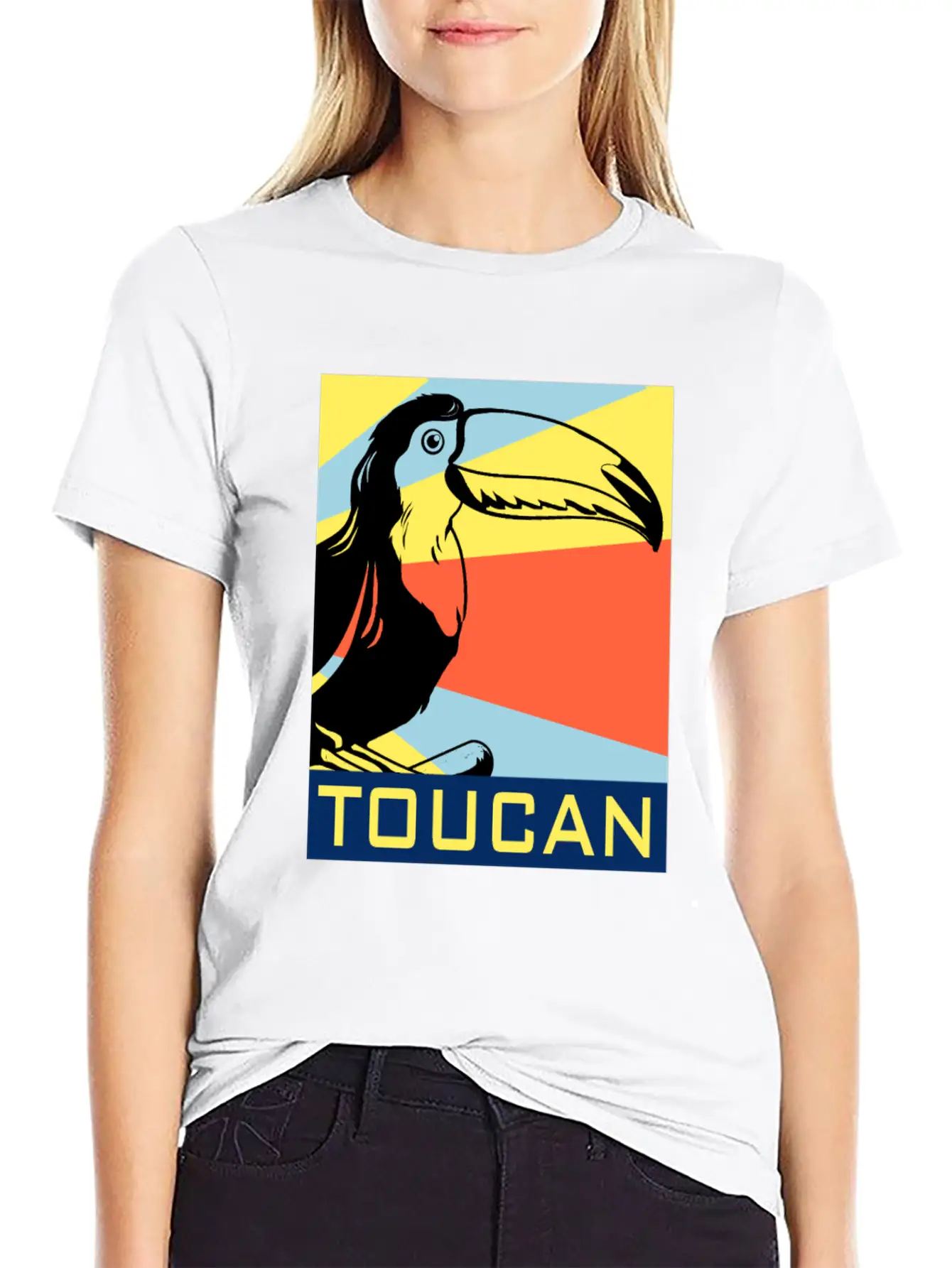 Toucan Gift Tropical Jungle Bird Watching Pecker Essential Cotton Tee For Daily Outfits ¨C Unisex Style
