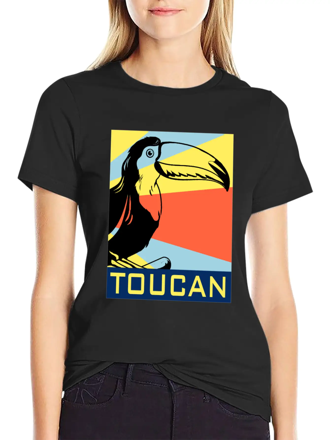 Toucan Gift Tropical Jungle Bird Watching Pecker Essential Cotton Tee For Daily Outfits ¨C Unisex Style