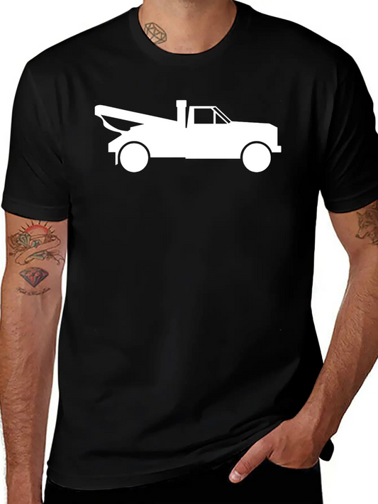 Tow Truck With A Crane Essential Cotton Tee For Daily Outfits ¨C Unisex Style