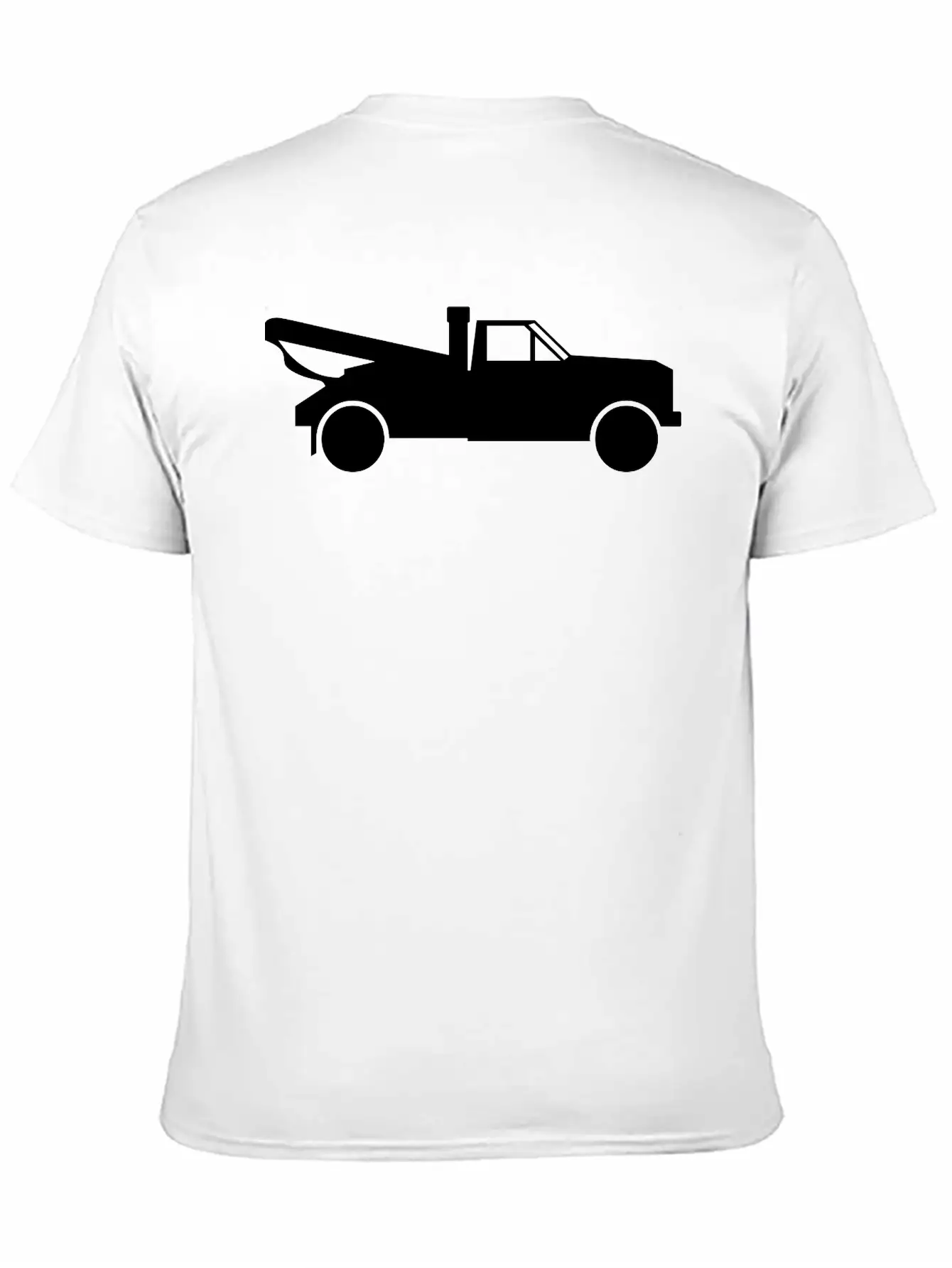 Tow Truck With A Crane Essential Cotton Tee For Daily Outfits ¨C Unisex Style