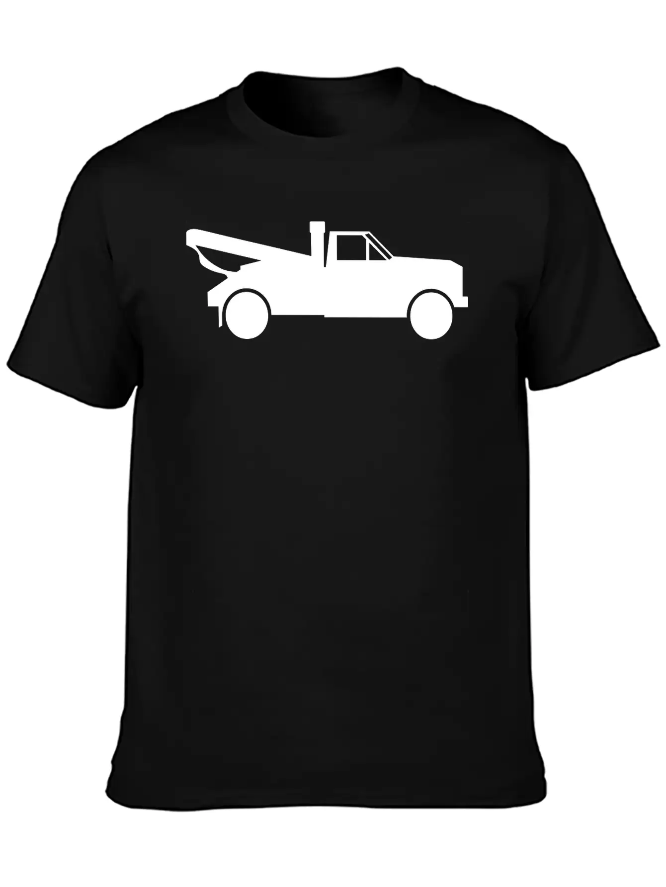 Tow Truck With A Crane Essential Cotton Tee For Daily Outfits ¨C Unisex Style