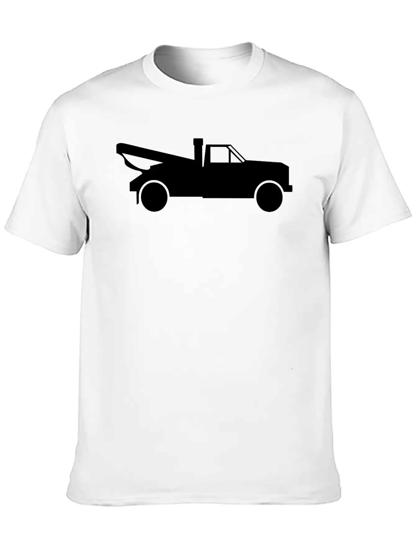 Tow Truck With A Crane Essential Cotton Tee For Daily Outfits ¨C Unisex Style