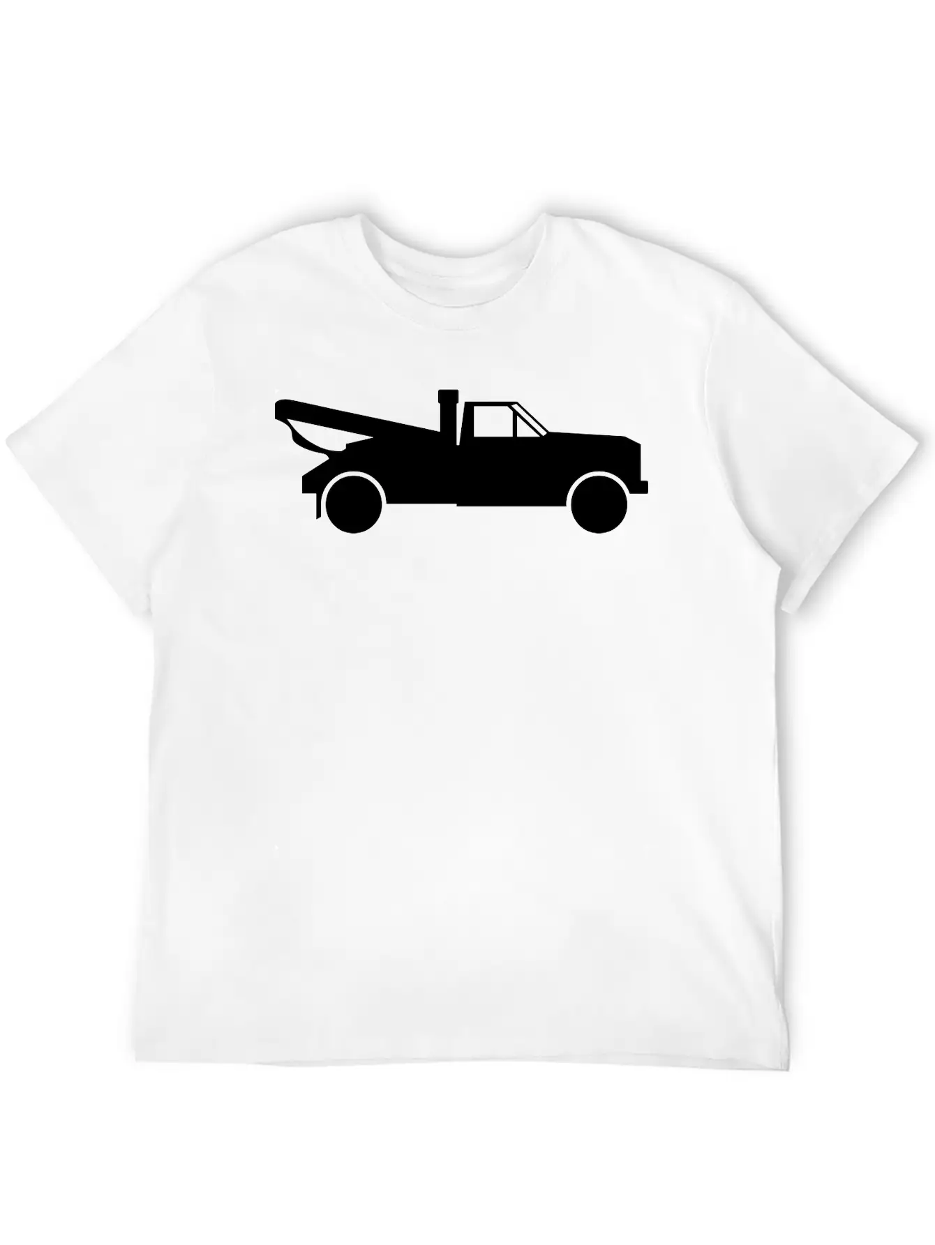 Tow Truck With A Crane Essential Cotton Tee For Daily Outfits ¨C Unisex Style