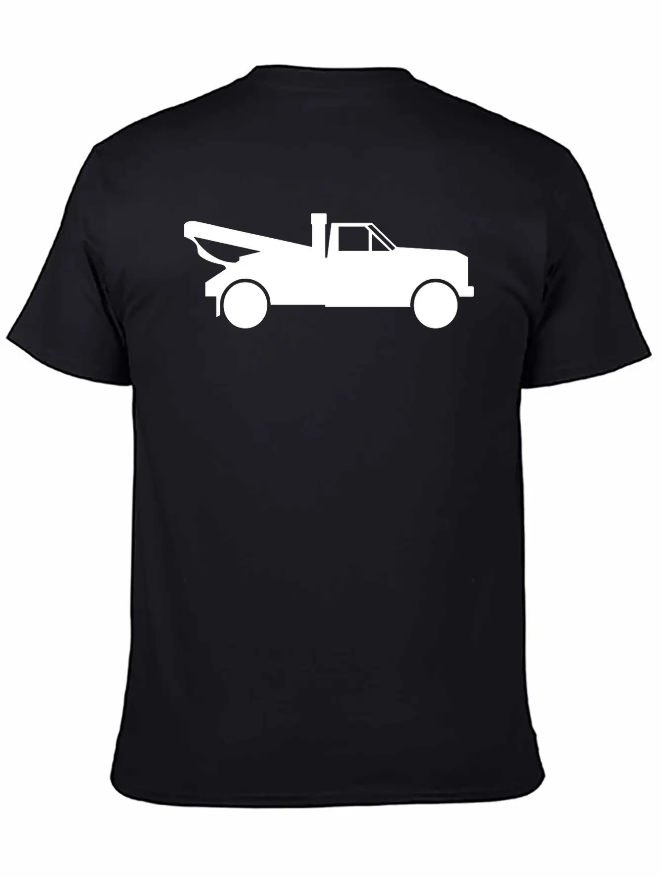 Tow Truck With A Crane Essential Cotton Tee For Daily Outfits ¨C Unisex Style