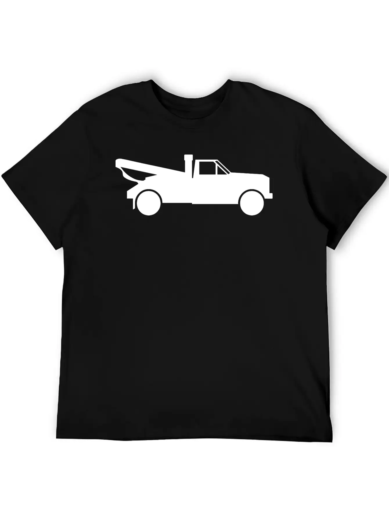 Tow Truck With A Crane Essential Cotton Tee For Daily Outfits ¨C Unisex Style