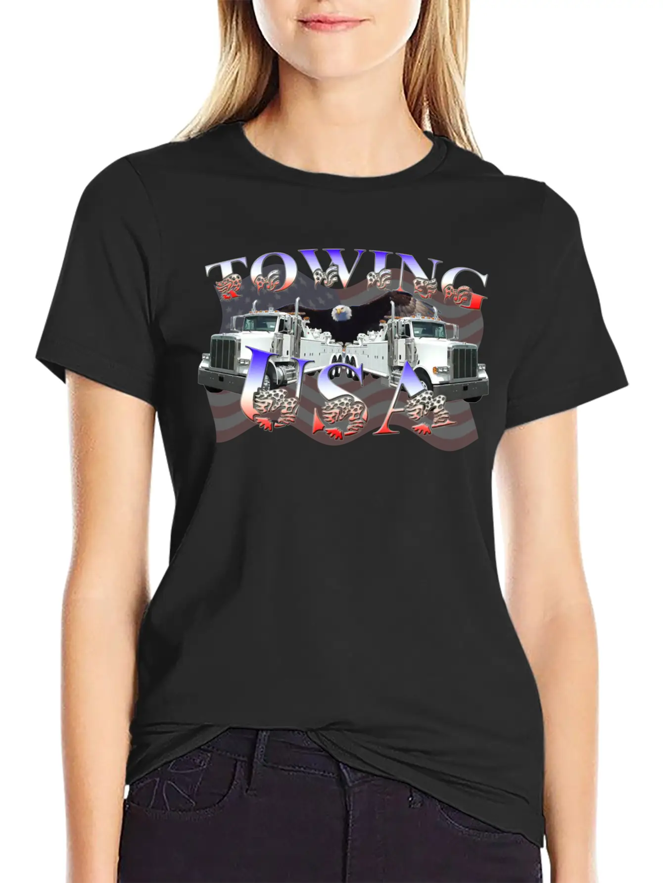 Towing USA Soft Cotton Short Sleeve Tee ¨C Unisex Wardrobe Staple