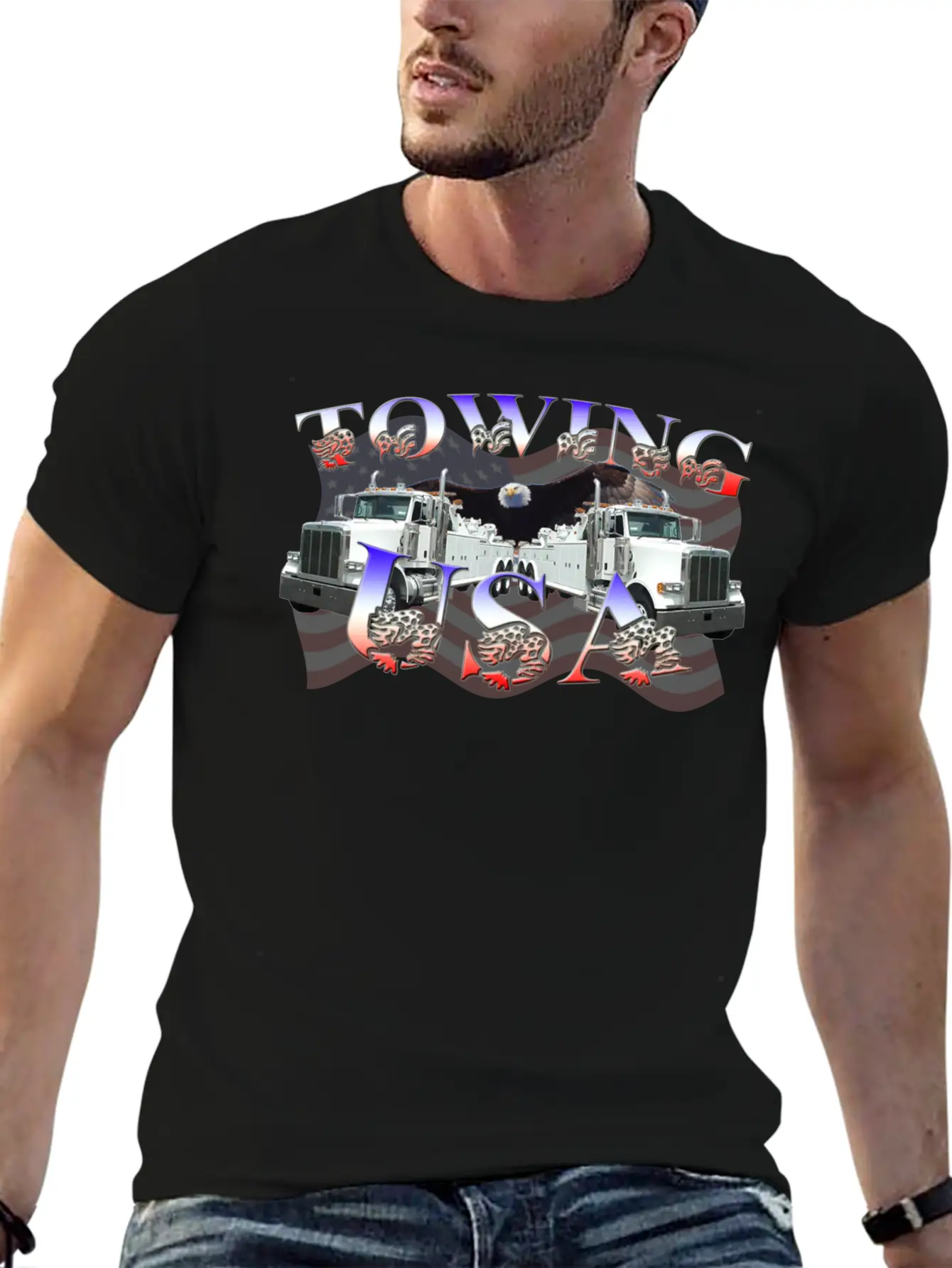 Towing USA Soft Cotton Short Sleeve Tee ¨C Unisex Wardrobe Staple
