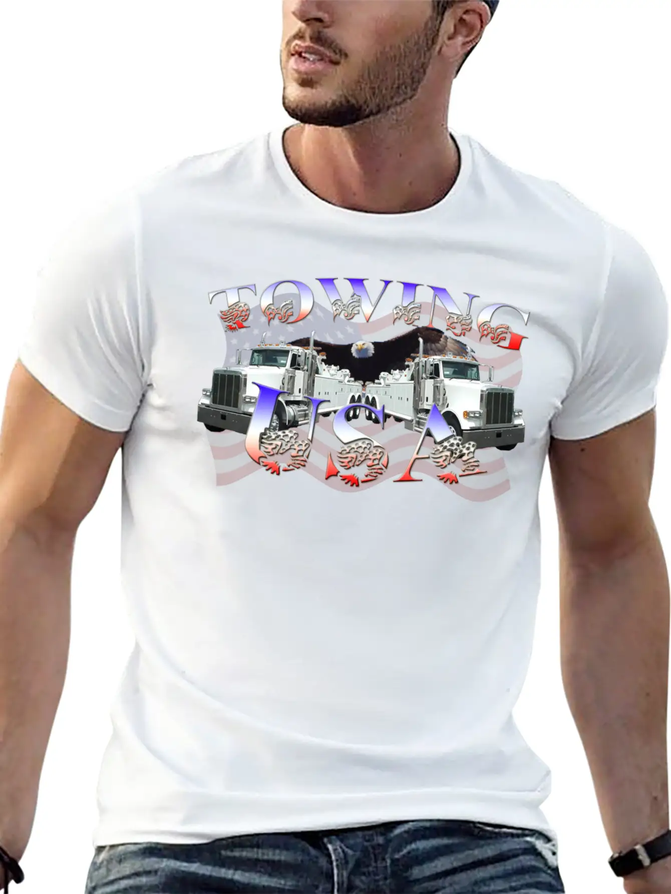Towing USA Soft Cotton Short Sleeve Tee ¨C Unisex Wardrobe Staple