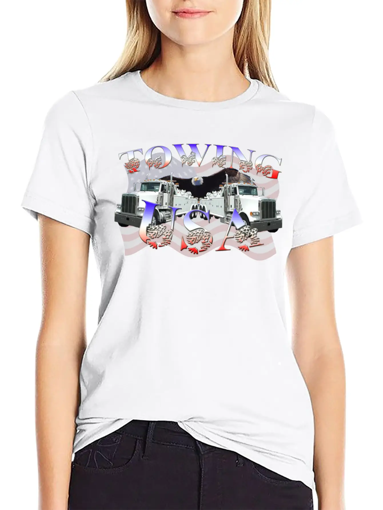 Towing USA Soft Cotton Short Sleeve Tee ¨C Unisex Wardrobe Staple