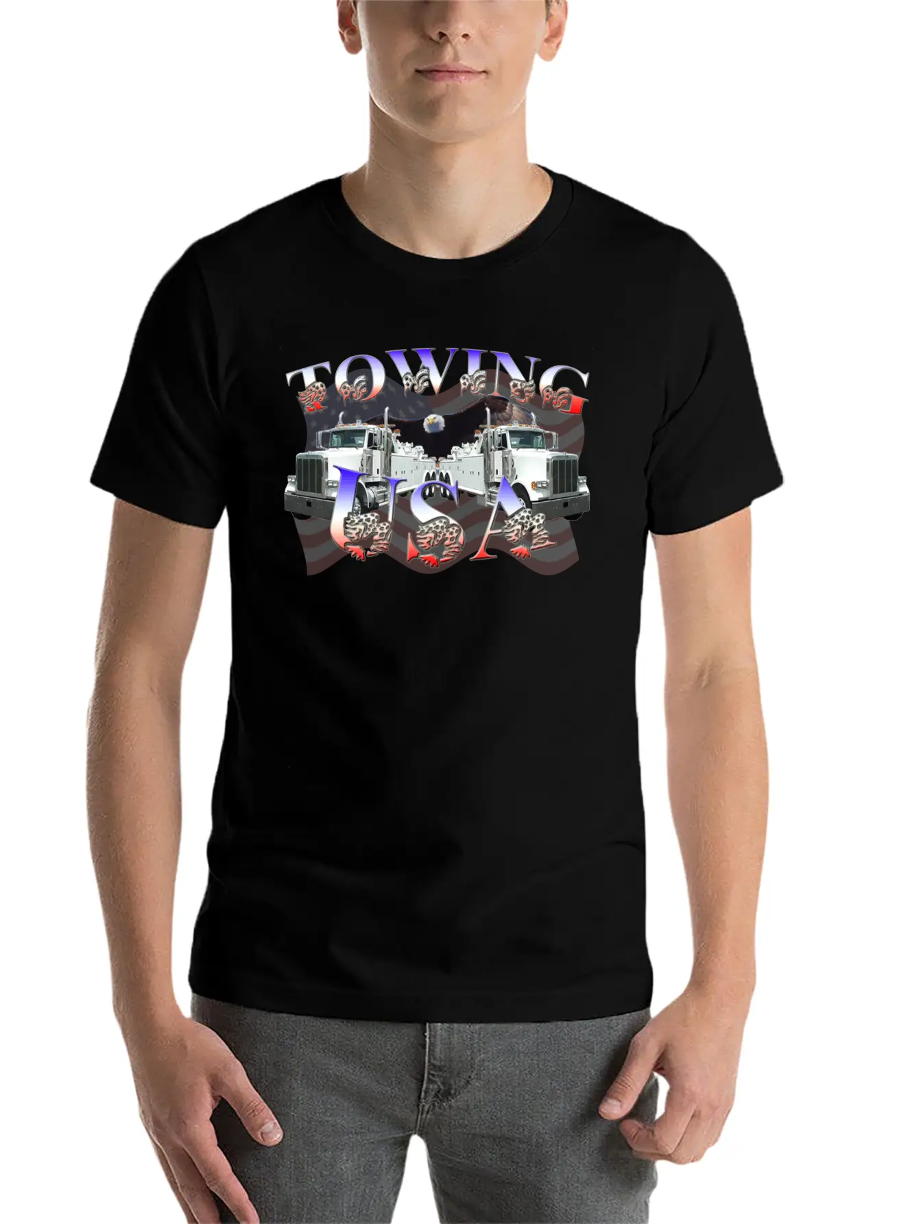 Towing USA Soft Cotton Short Sleeve Tee ¨C Unisex Wardrobe Staple