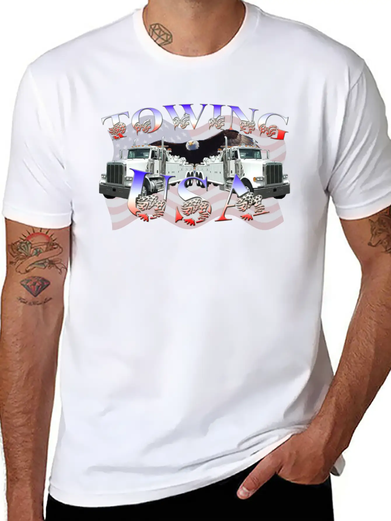 Towing USA Soft Cotton Short Sleeve Tee ¨C Unisex Wardrobe Staple