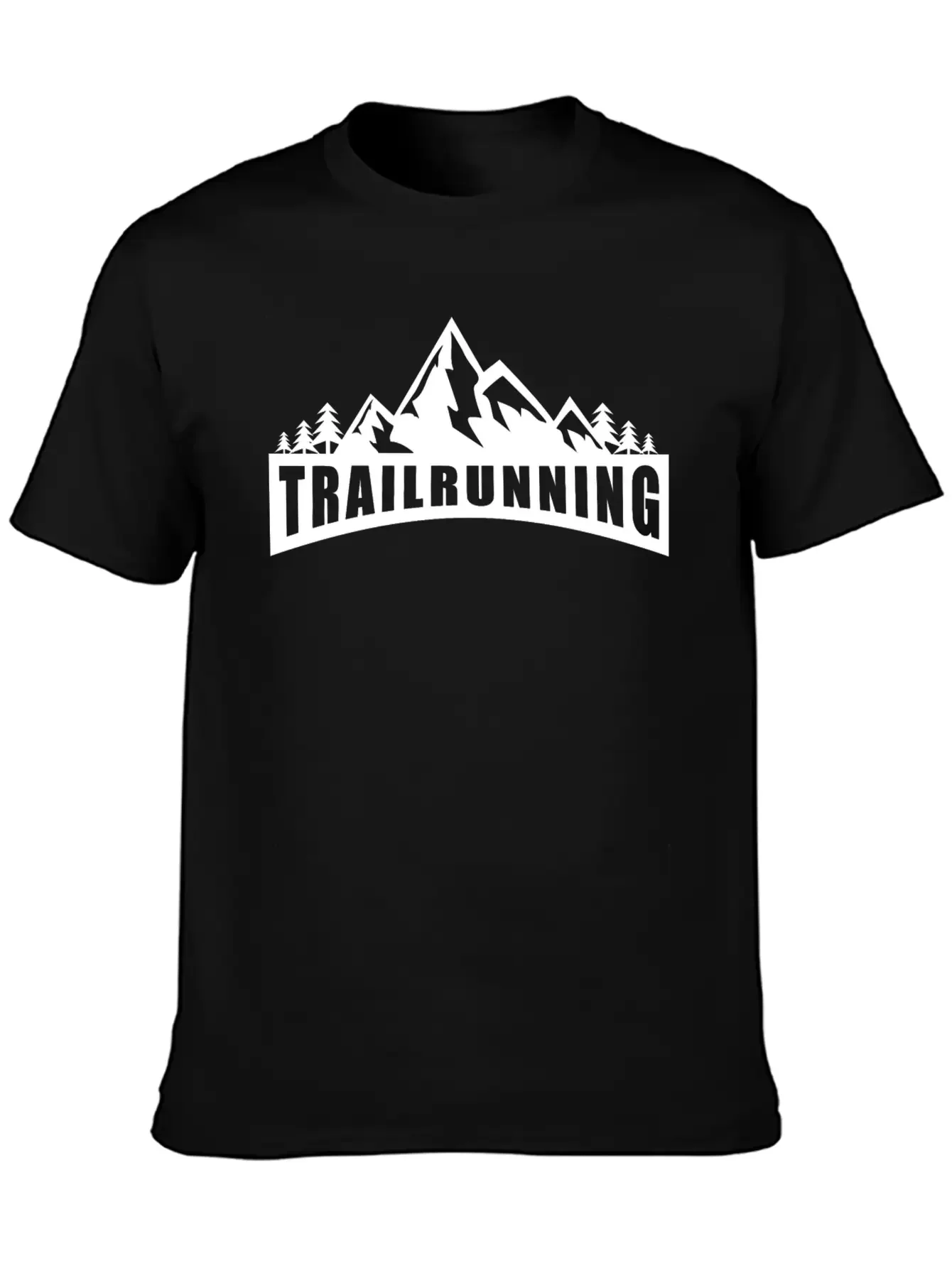 Trail Run Ultra Trail Running Berg Trekking Basic Graphic T-Shirt ¨C Daily Comfort In Soft Cotton