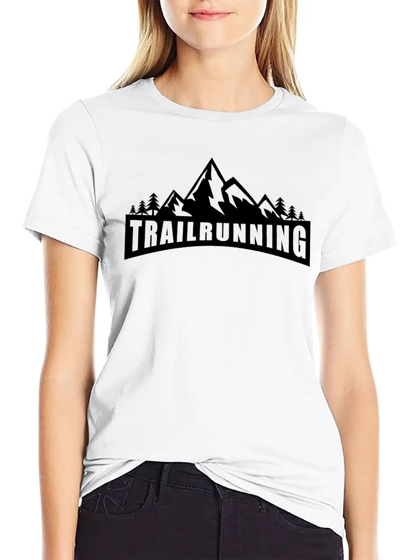 Trail Run Ultra Trail Running Berg Trekking Basic Graphic T-Shirt ¨C Daily Comfort In Soft Cotton