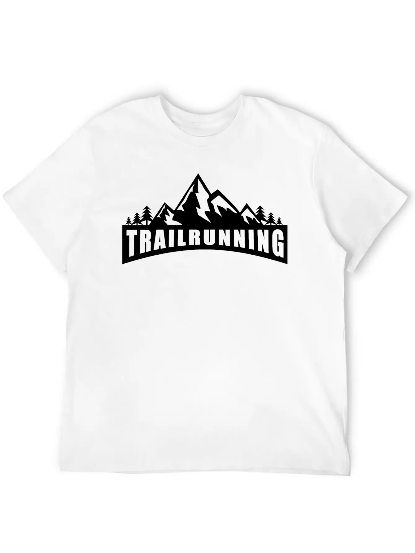 Trail Run Ultra Trail Running Berg Trekking Basic Graphic T-Shirt ¨C Daily Comfort In Soft Cotton