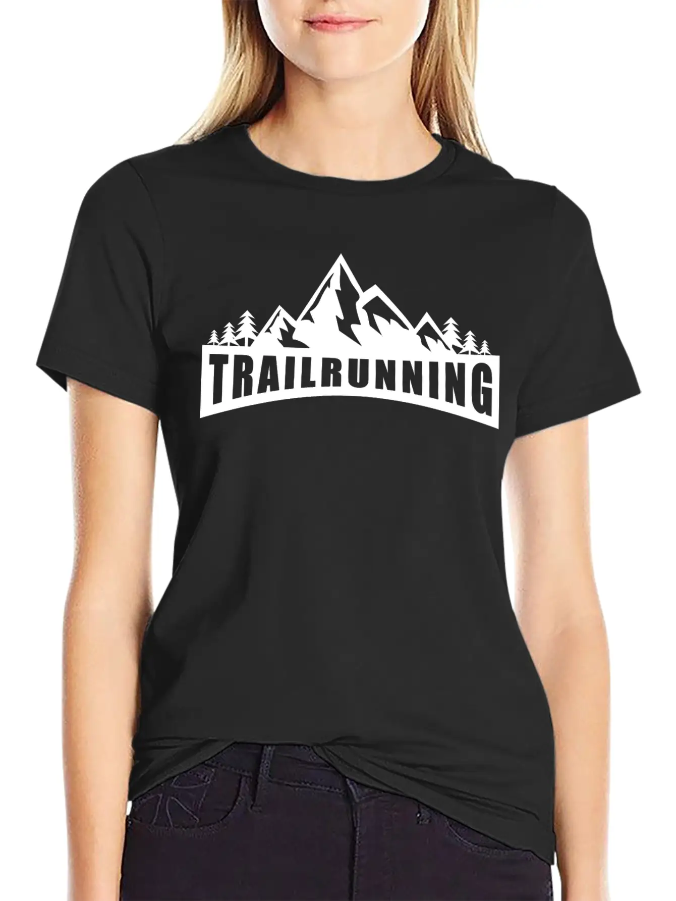 Trail Run Ultra Trail Running Berg Trekking Basic Graphic T-Shirt ¨C Daily Comfort In Soft Cotton