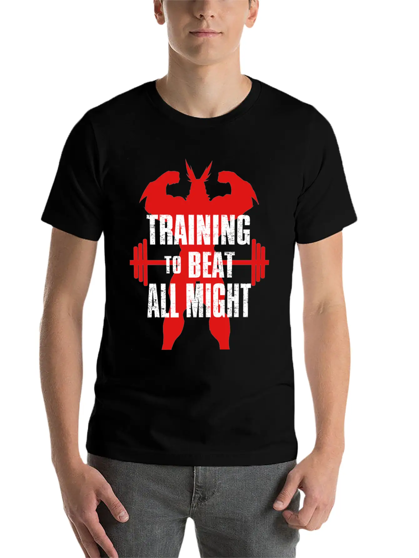 Training To Beat All Might Soft Cotton Short Sleeve Tee ¨C Unisex Wardrobe Staple