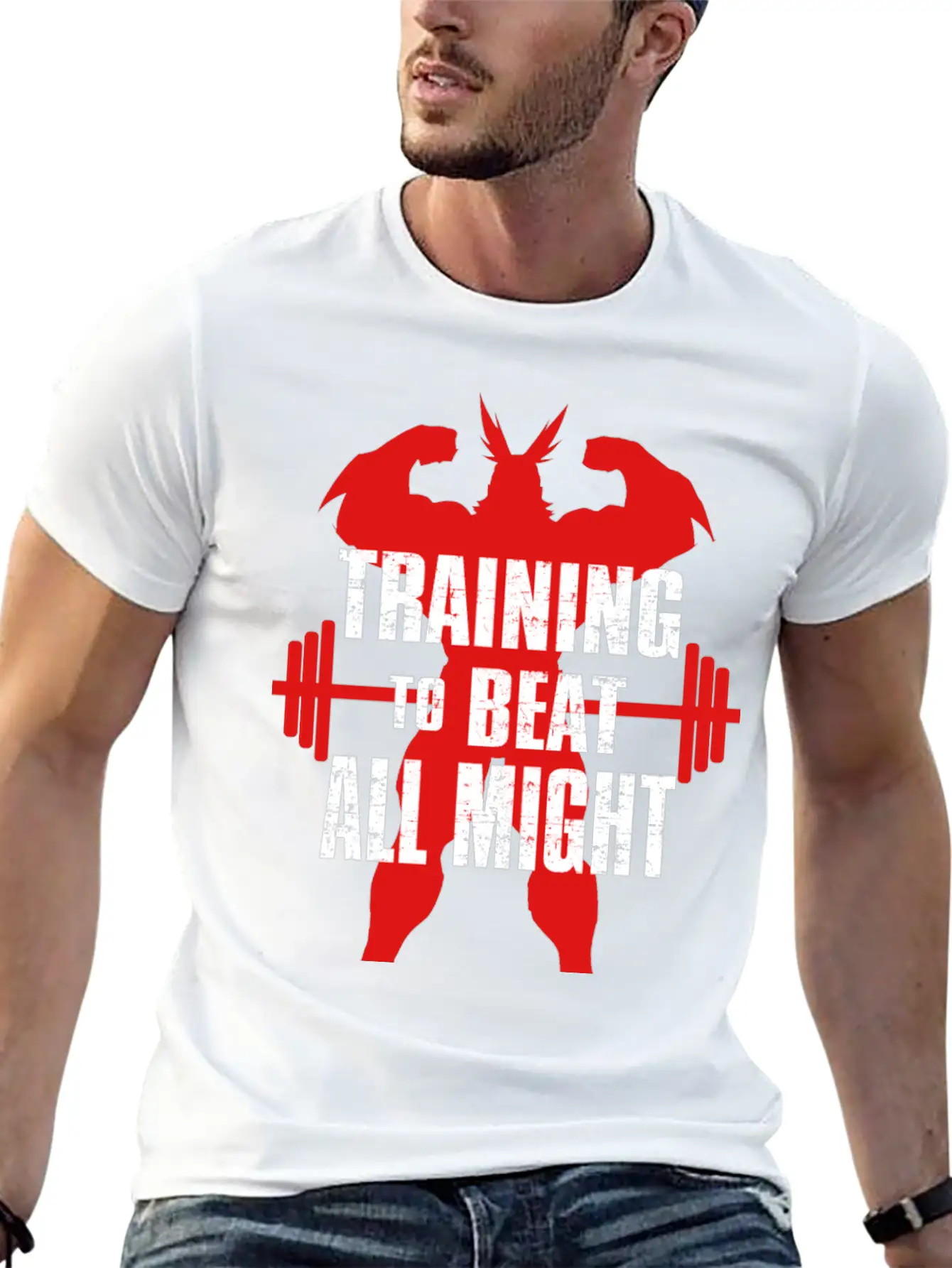 Training To Beat All Might Soft Cotton Short Sleeve Tee ¨C Unisex Wardrobe Staple