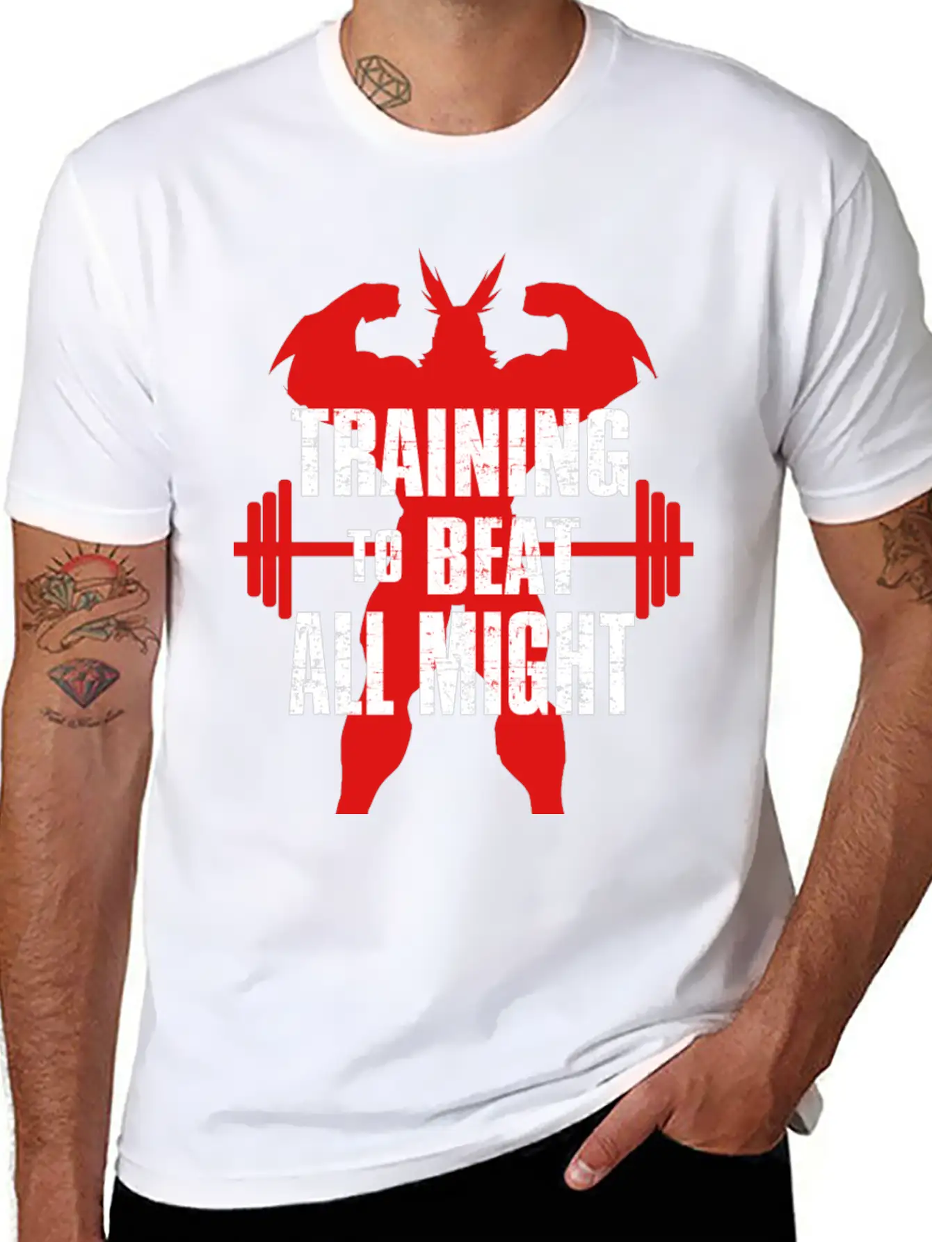Training To Beat All Might Soft Cotton Short Sleeve Tee ¨C Unisex Wardrobe Staple