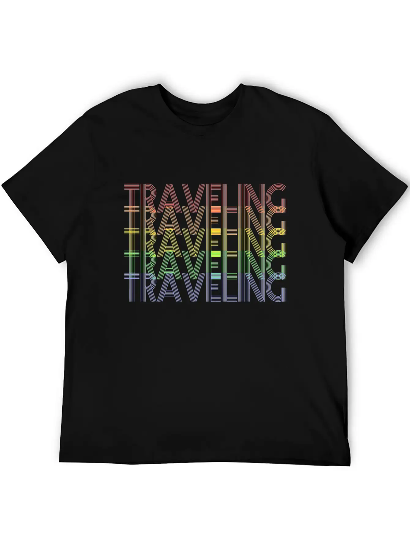 Traveling Basic Graphic T-Shirt ¨C Daily Comfort In Soft Cotton