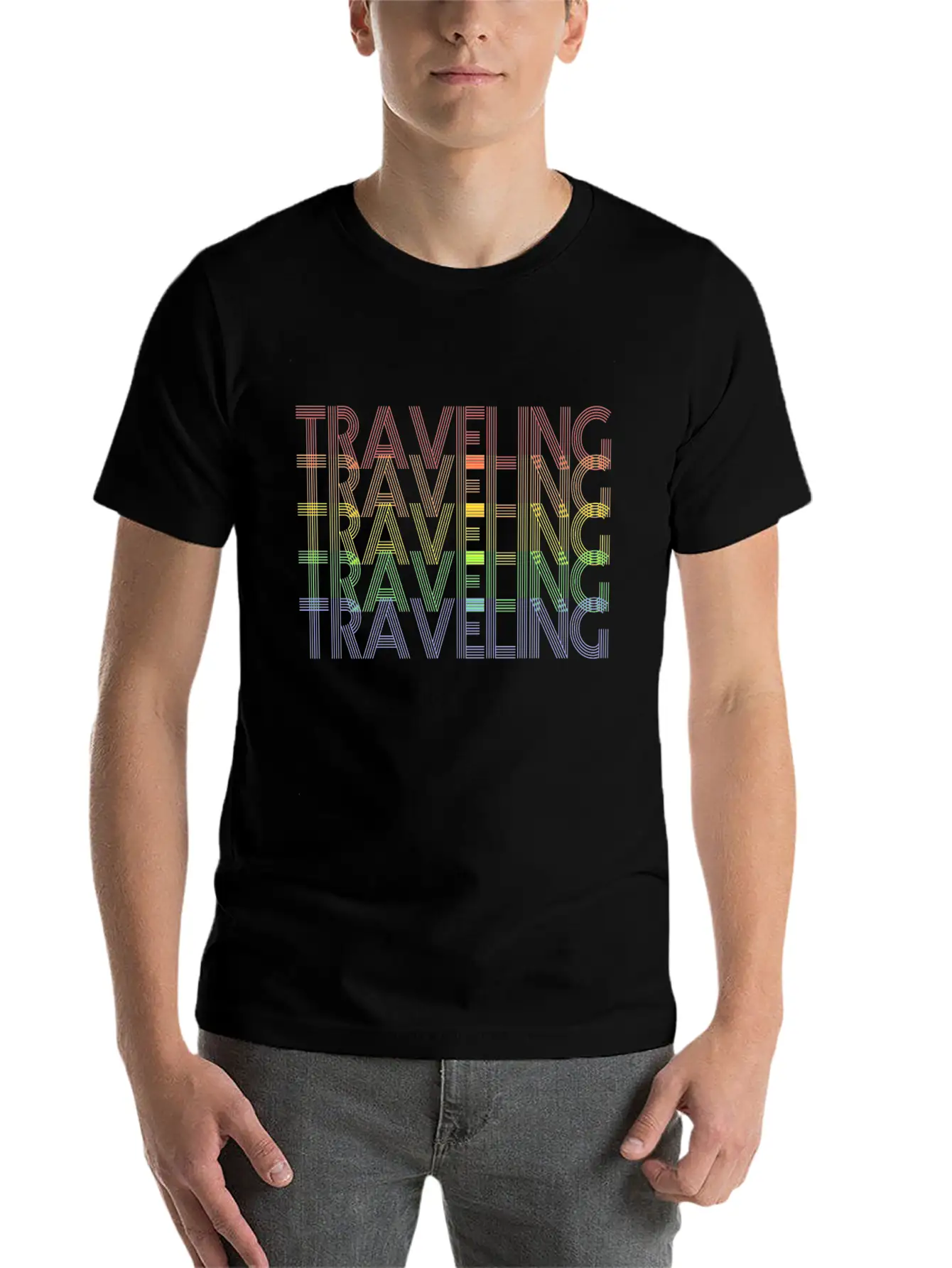 Traveling Basic Graphic T-Shirt ¨C Daily Comfort In Soft Cotton