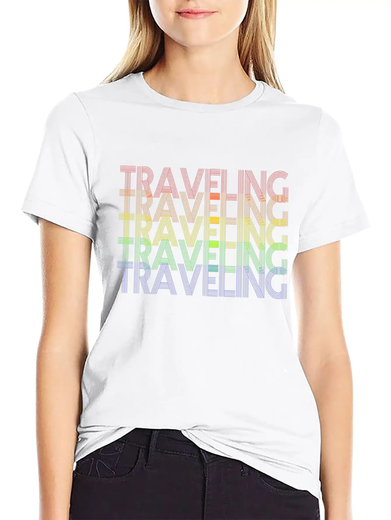 Traveling Basic Graphic T-Shirt ¨C Daily Comfort In Soft Cotton