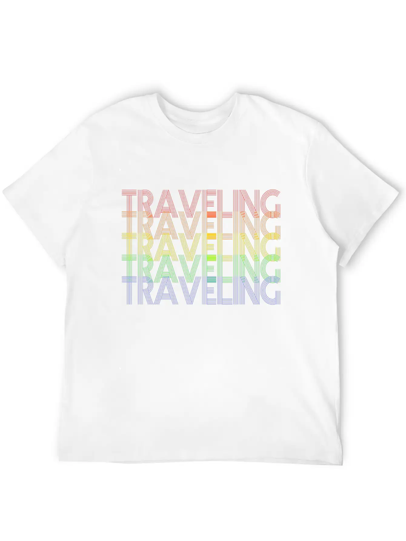 Traveling Basic Graphic T-Shirt ¨C Daily Comfort In Soft Cotton