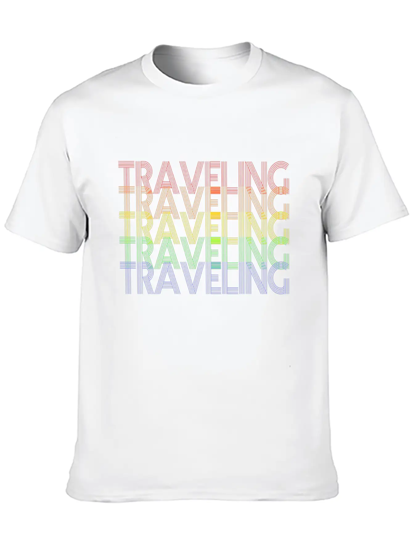 Traveling Basic Graphic T-Shirt ¨C Daily Comfort In Soft Cotton