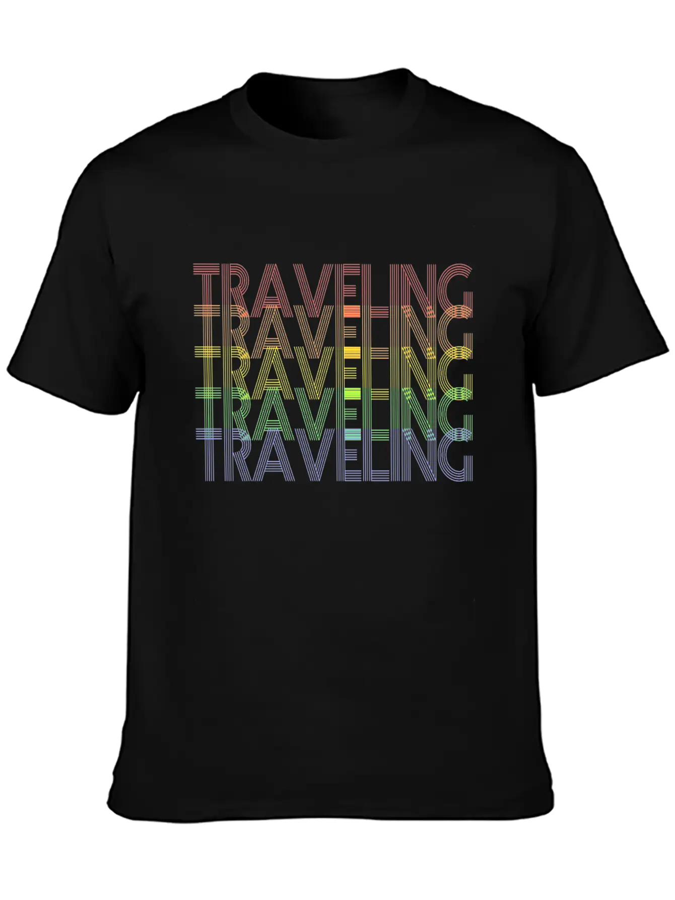 Traveling Basic Graphic T-Shirt ¨C Daily Comfort In Soft Cotton