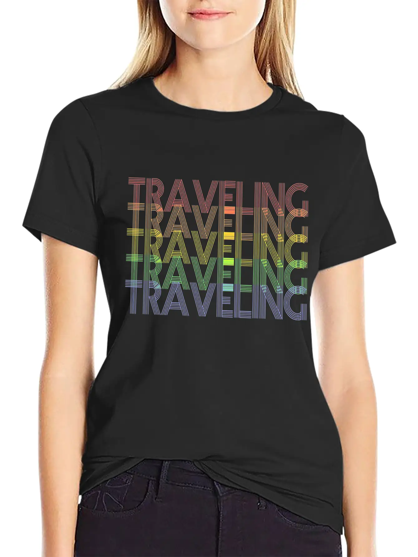 Traveling Basic Graphic T-Shirt ¨C Daily Comfort In Soft Cotton