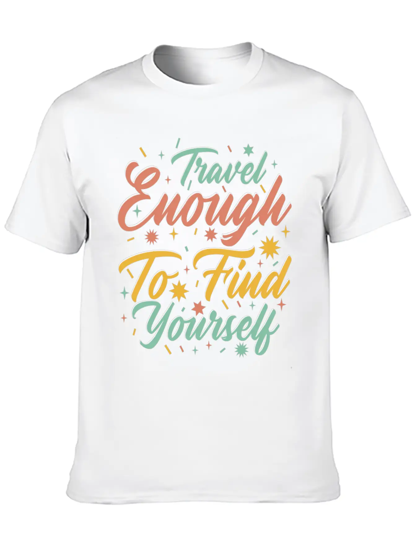 Traveling Motivator Self Care Inspirational Quote Essential Cotton Tee For Daily Outfits ¨C Unisex Style