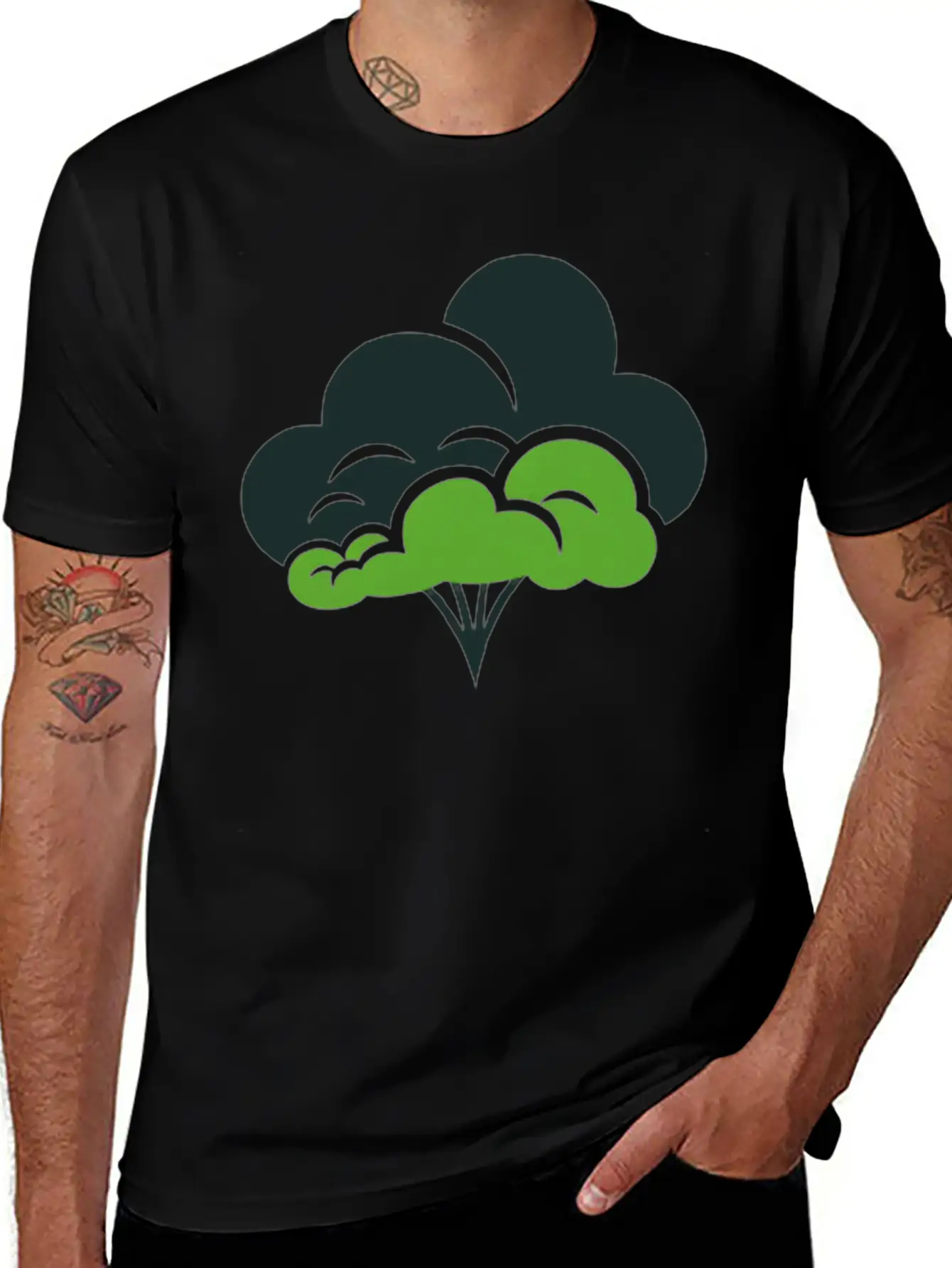 TREE-LIKE CLOUD Essential Cotton Tee For Daily Outfits ¨C Unisex Style
