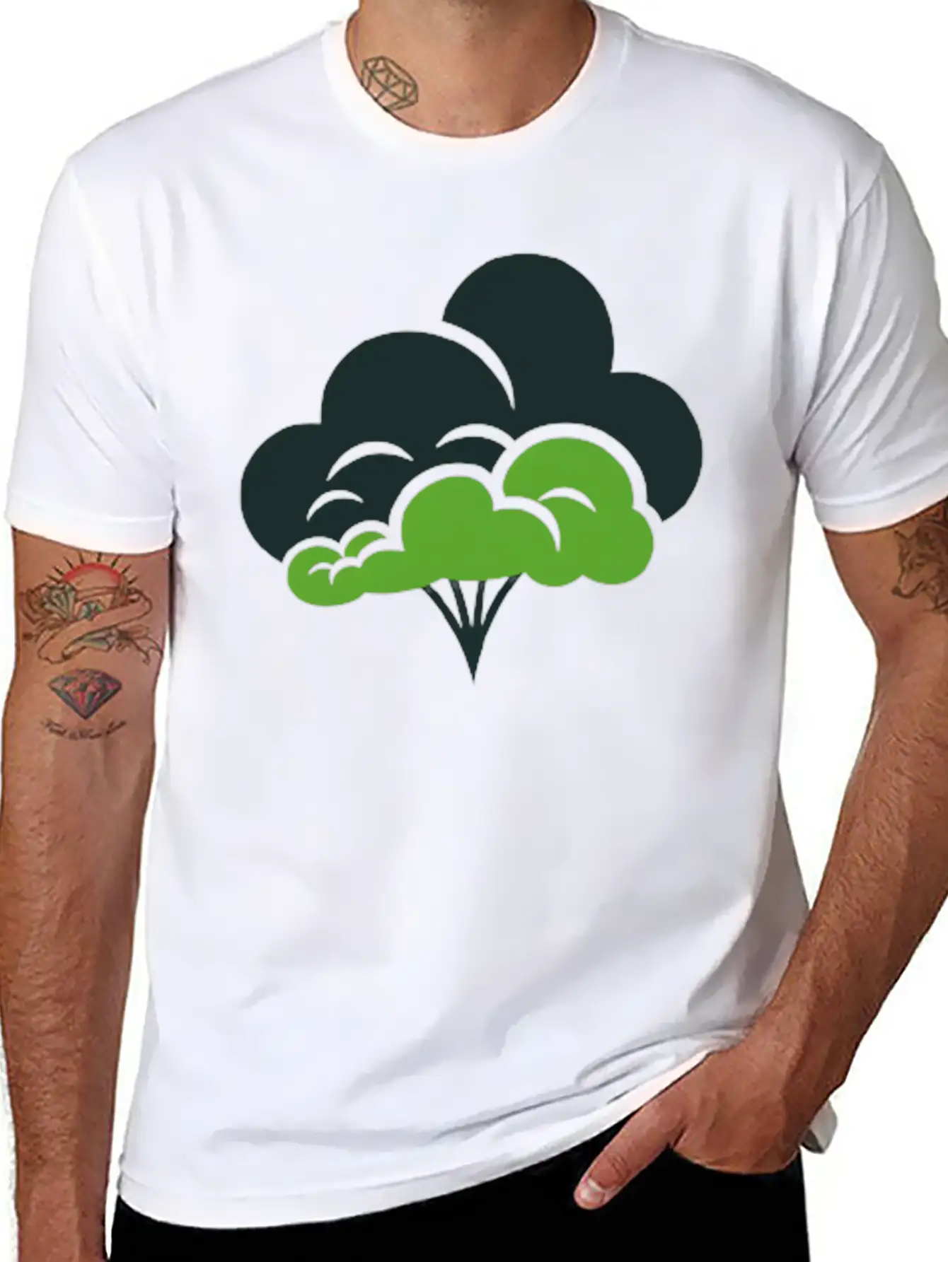 TREE-LIKE CLOUD Essential Cotton Tee For Daily Outfits ¨C Unisex Style