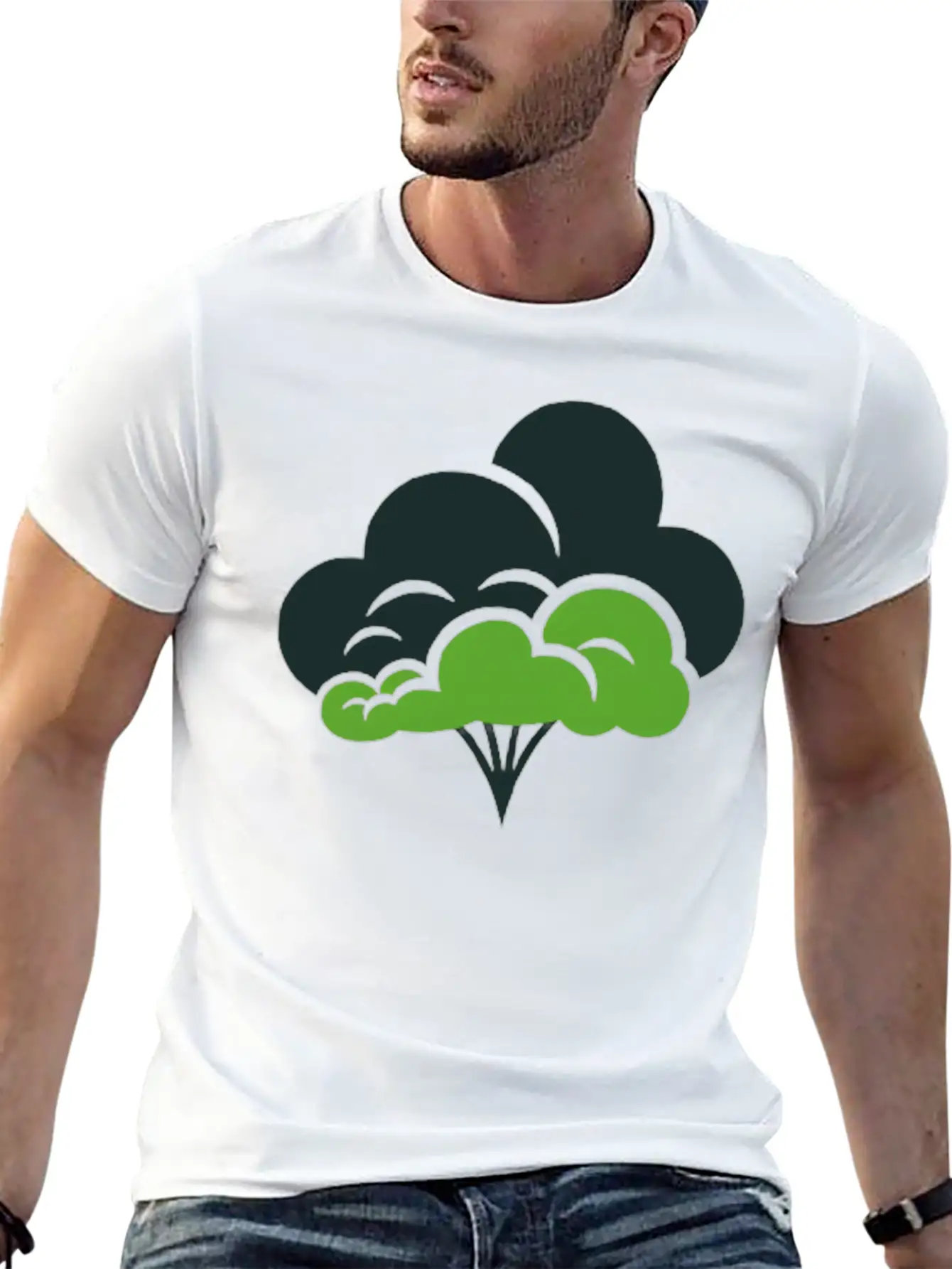 TREE-LIKE CLOUD Essential Cotton Tee For Daily Outfits ¨C Unisex Style