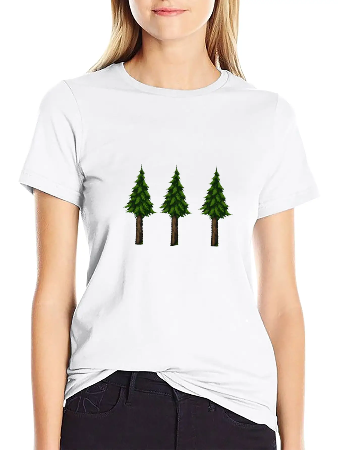 Trees Essential Cotton Tee For Daily Outfits ¨C Unisex Style