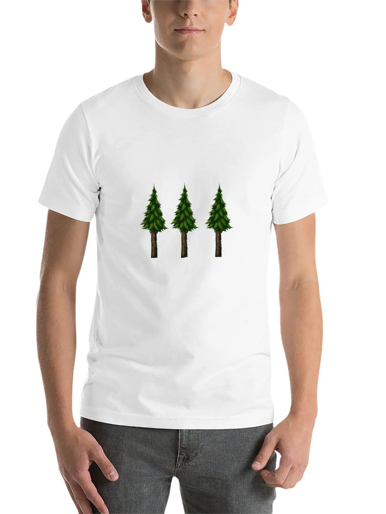 Trees Essential Cotton Tee For Daily Outfits ¨C Unisex Style