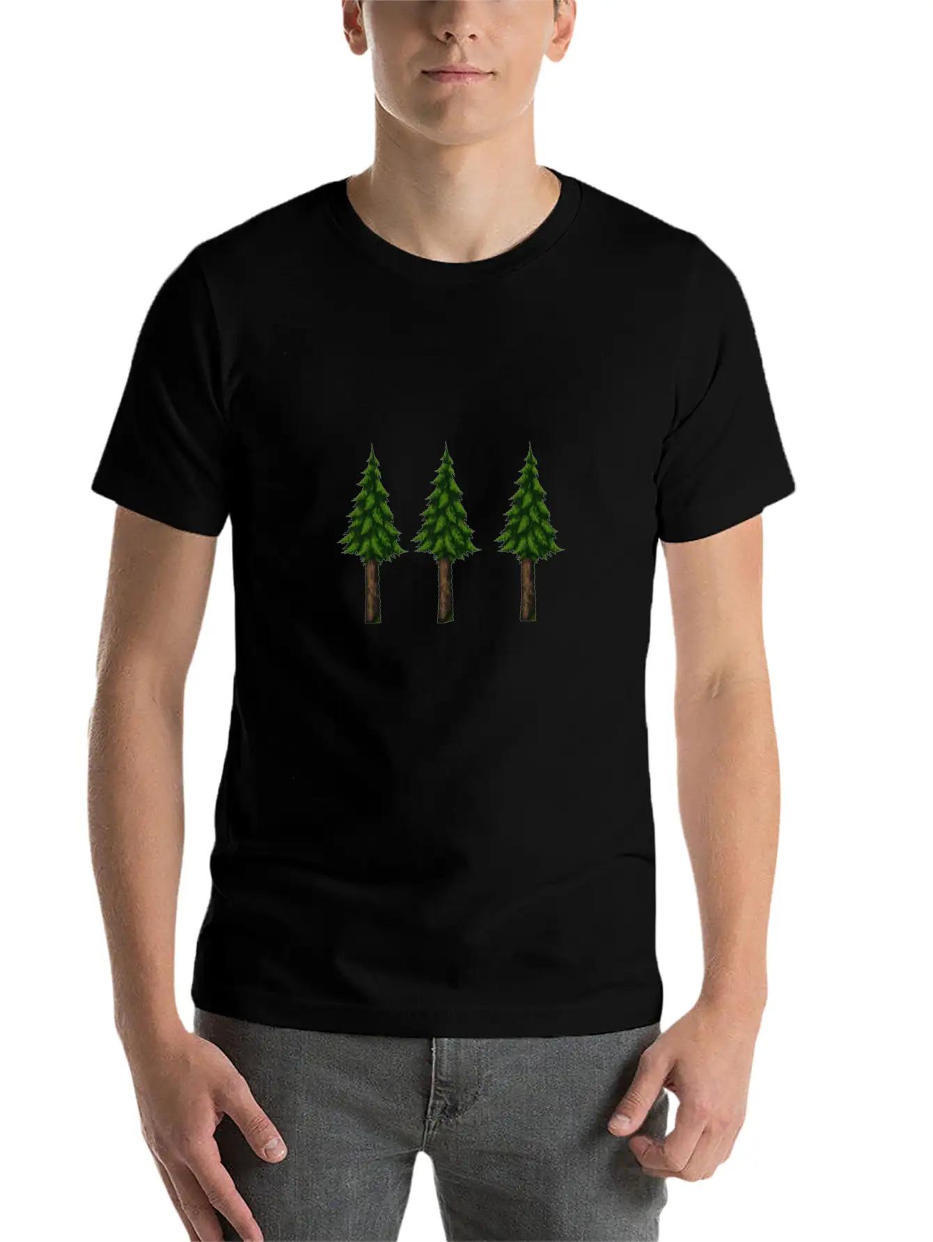Trees Essential Cotton Tee For Daily Outfits ¨C Unisex Style