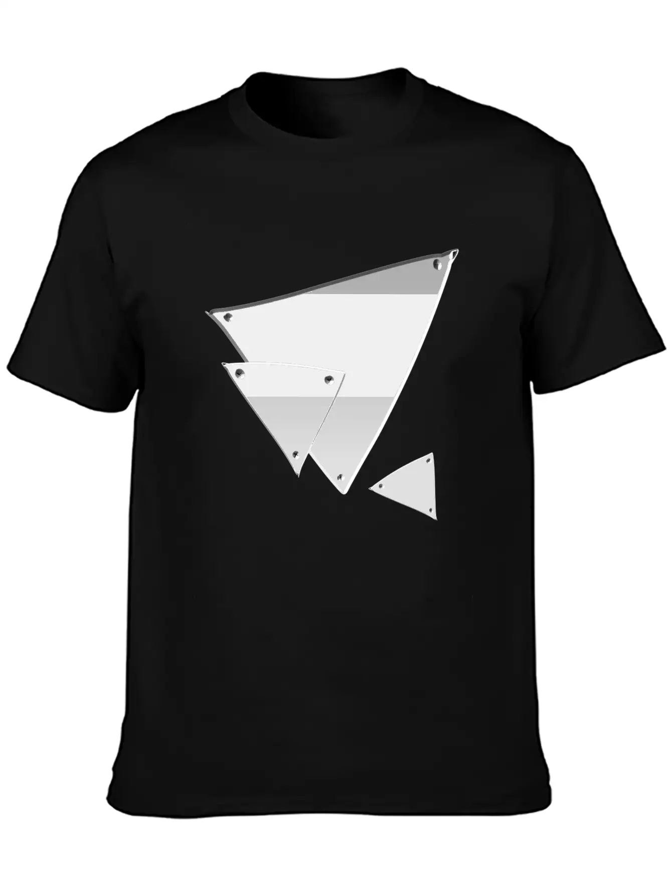 Triangle Triangle Metal Silver Nails Icon Soft Cotton Short Sleeve Tee ¨C Unisex Wardrobe Staple