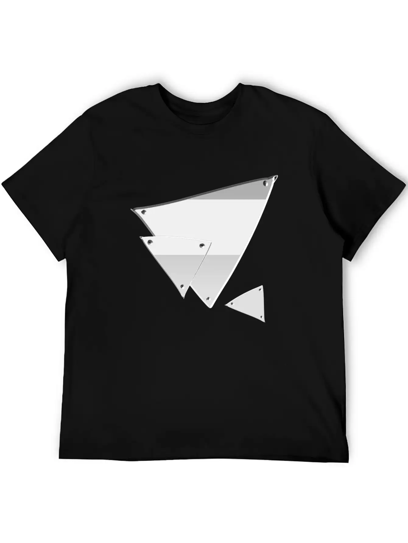 Triangle Triangle Metal Silver Nails Icon Soft Cotton Short Sleeve Tee ¨C Unisex Wardrobe Staple