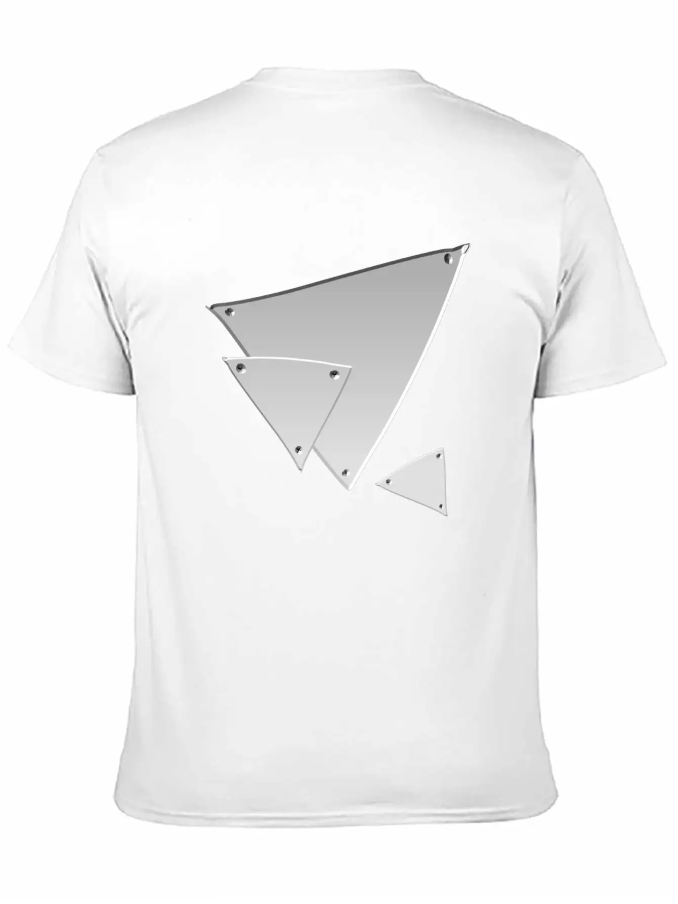 Triangle Triangle Metal Silver Nails Icon Soft Cotton Short Sleeve Tee ¨C Unisex Wardrobe Staple