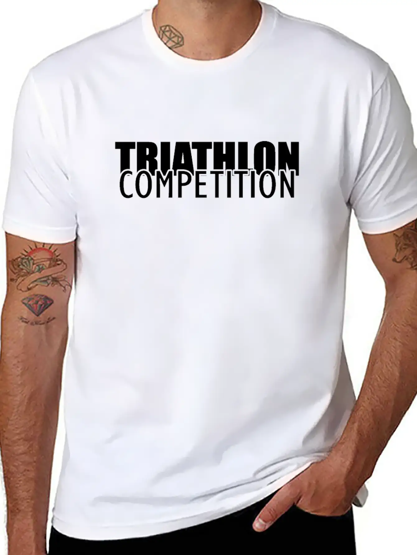 Triathlons Triathlete Athletes Triathlon Sports Soft Cotton Short Sleeve Tee ¨C Unisex Wardrobe Staple