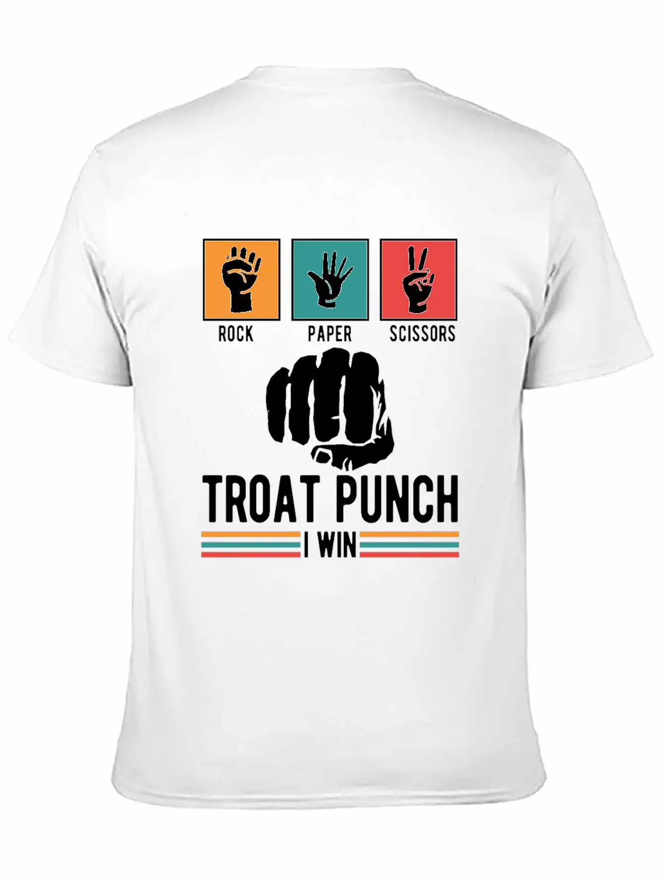 Troat Punch I Win Basic Graphic T-Shirt ¨C Daily Comfort In Soft Cotton