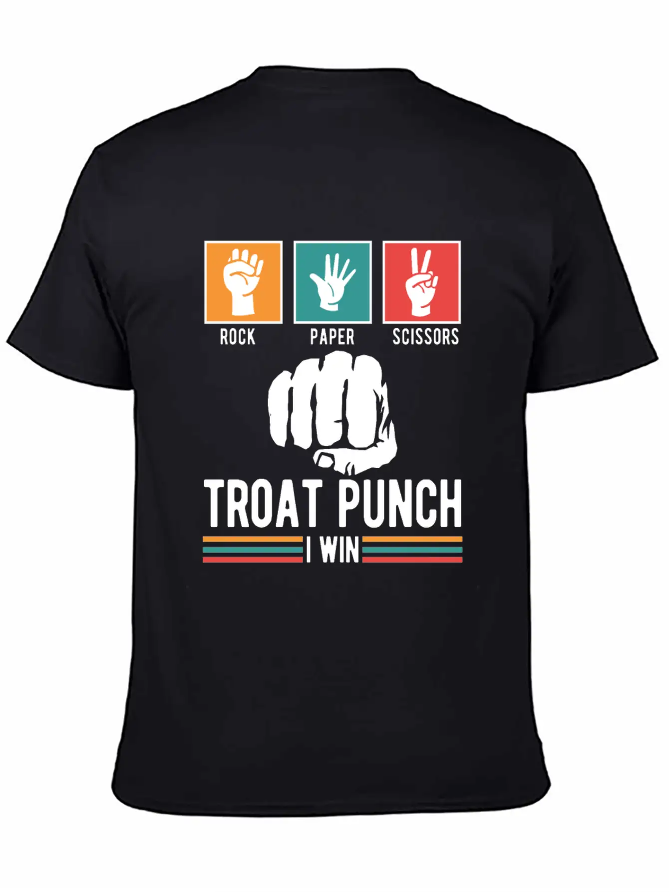 Troat Punch I Win Basic Graphic T-Shirt ¨C Daily Comfort In Soft Cotton