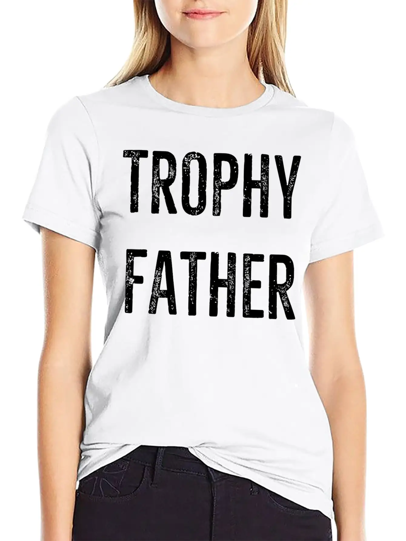 Trophy Father Essential Cotton Tee For Daily Outfits ¨C Unisex Style