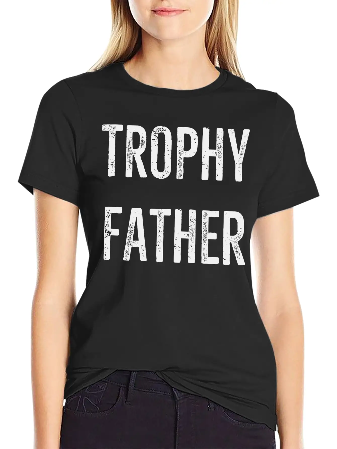Trophy Father Essential Cotton Tee For Daily Outfits ¨C Unisex Style