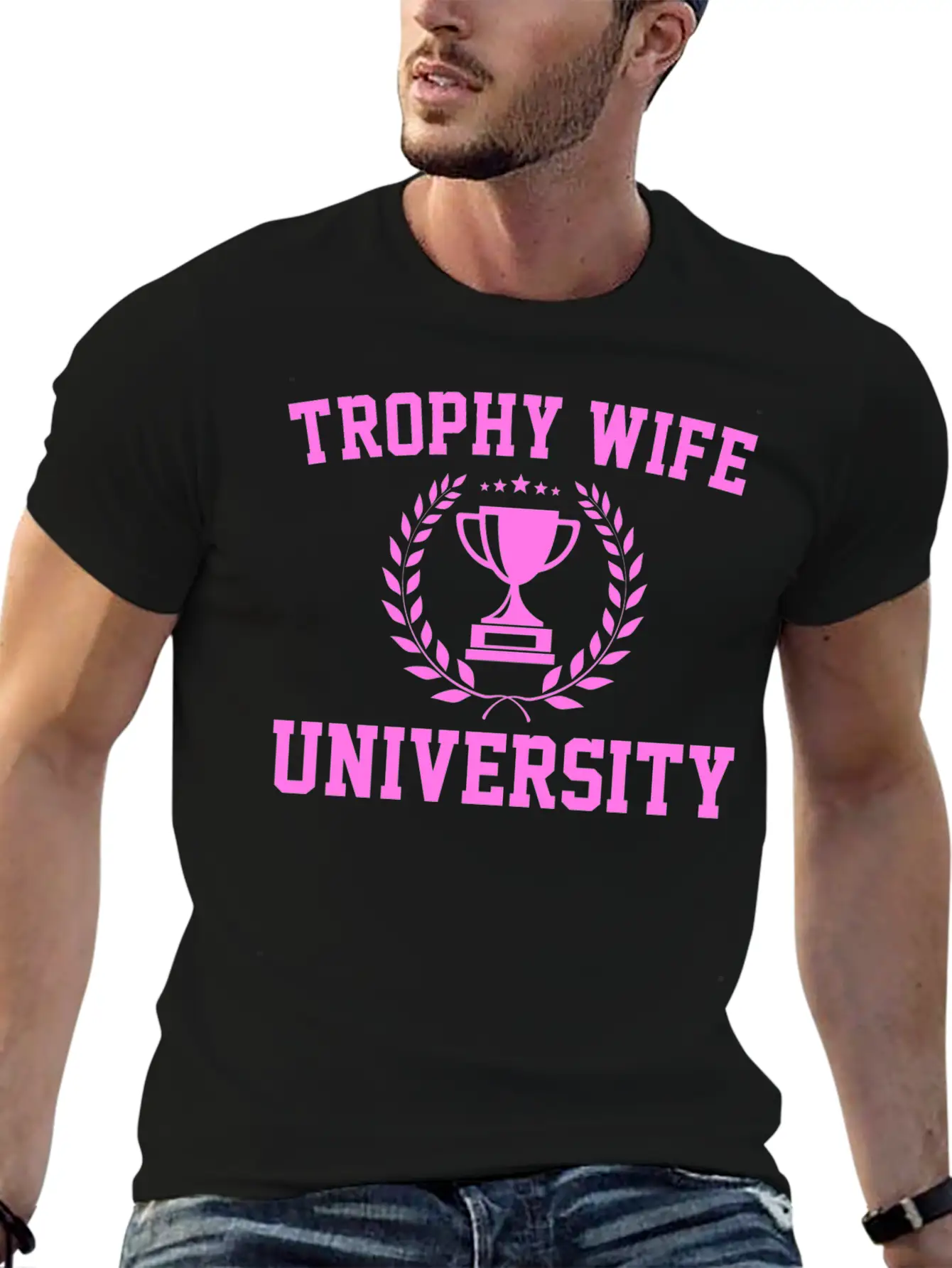 Trophy Wife University Soft Cotton Short Sleeve Tee ¨C Unisex Wardrobe Staple