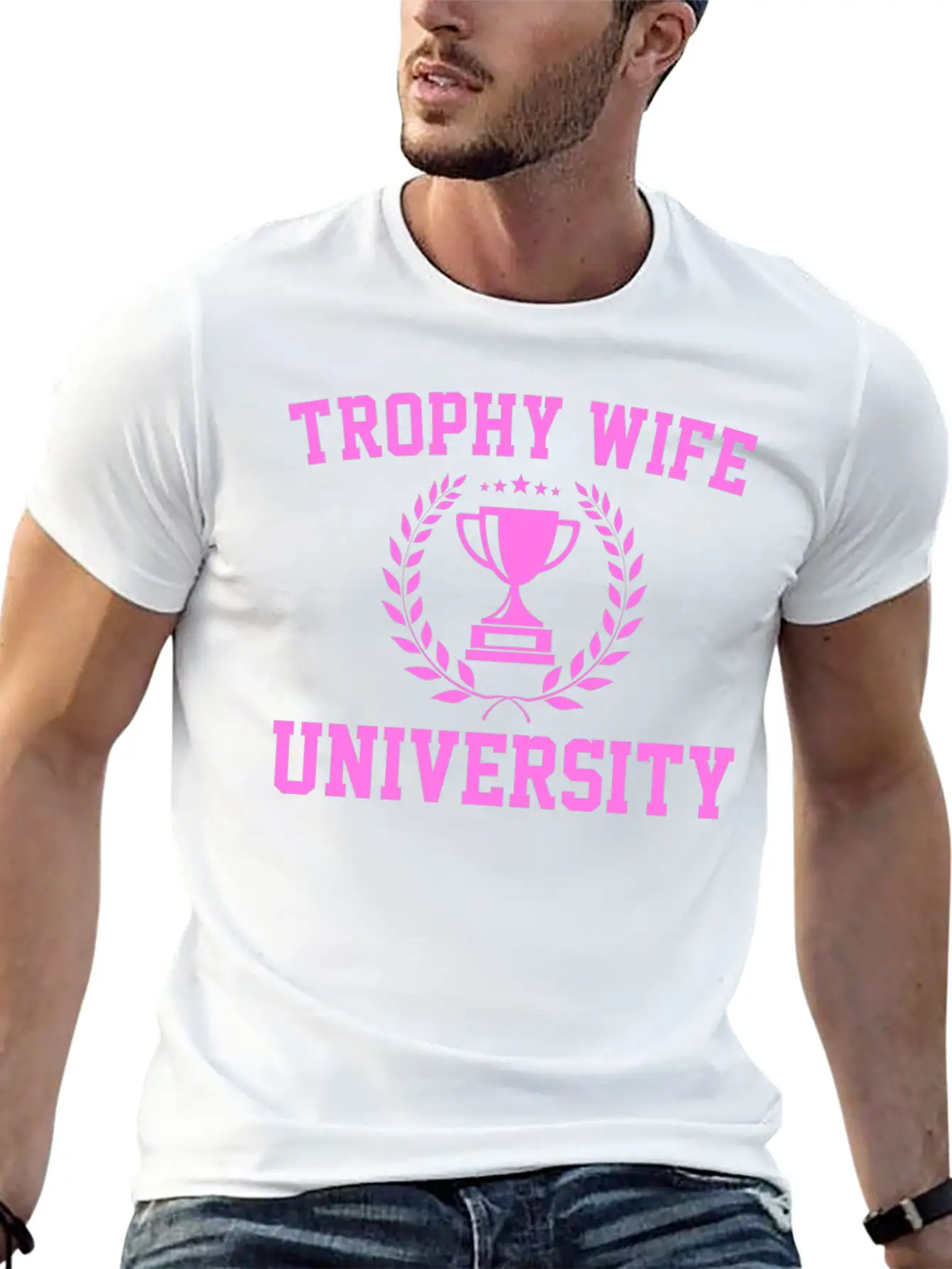 Trophy Wife University Soft Cotton Short Sleeve Tee ¨C Unisex Wardrobe Staple